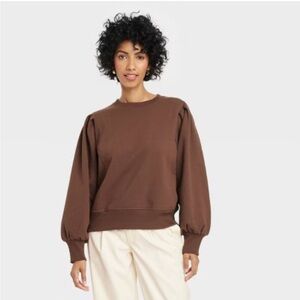 a new day Brown Crew Neck Sweater